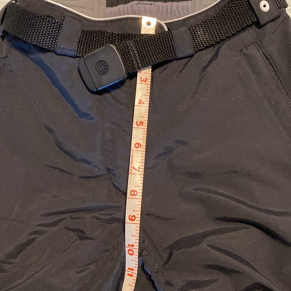 Columbia Convert ski pants black with gray stripes down the outside of the legs - Picture 6 of 6